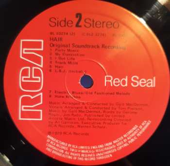 2LP Galt MacDermot: Hair (Original Soundtrack Recording)