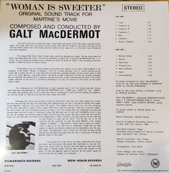 LP Galt MacDermot: Woman Is Sweeter (Original Soundtrack) LTD