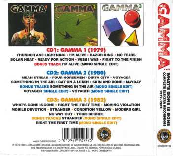 3CD/Caja Gamma: What's Gone Is Gone (Complete Elektra Recordings 1979-1982)