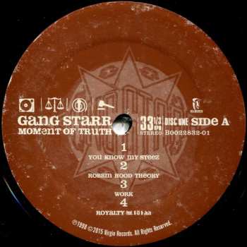 3LP Gang Starr: Moment Of Truth