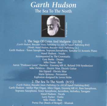 CD Garth Hudson: The Sea To The North