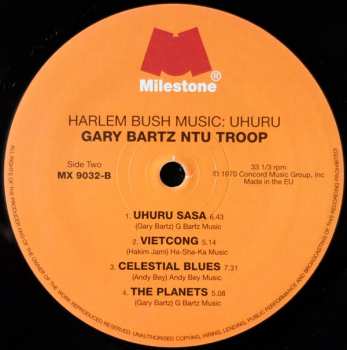 LP Gary Bartz NTU Troop: Harlem Bush Music - Uhuru