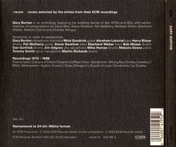 CD Gary Burton: Selected Recordings