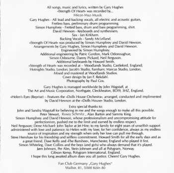 CD Gary Hughes: Strength Of Heart