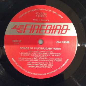 LP Gary Karr: Songs Of Prayer