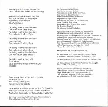 CD Gary Moore: Corridors Of Power