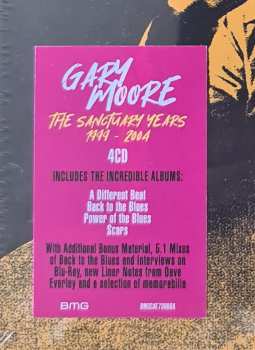 4CD/Caja/Blu-ray Gary Moore: The Sanctuary Years 1999-2004 DLX