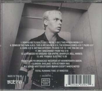 CD Gary Numan: Disguise & Connection London Broadcast 1983