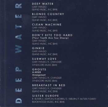 CD Gary Windo: Deep Water
