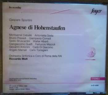 2CD Gaspare Spontini: Agnese Di Hohenstaufen