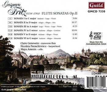 CD Gasparo Fritz: Flute Sonatas II