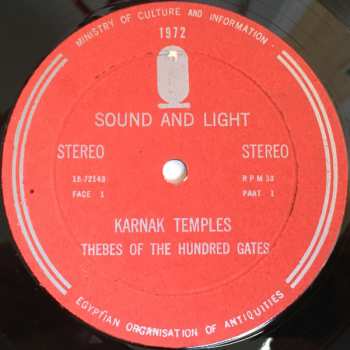 2LP Georges Delerue: Karnak Temples (Thebes Of The Hundred Gates - Sound And Light)