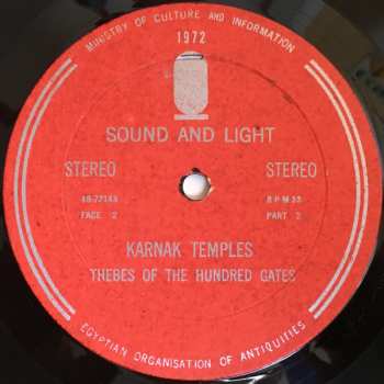 2LP Georges Delerue: Karnak Temples (Thebes Of The Hundred Gates - Sound And Light)