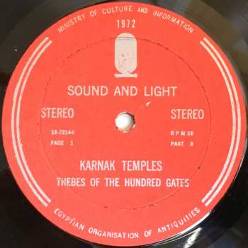 2LP Georges Delerue: Karnak Temples (Thebes Of The Hundred Gates - Sound And Light)
