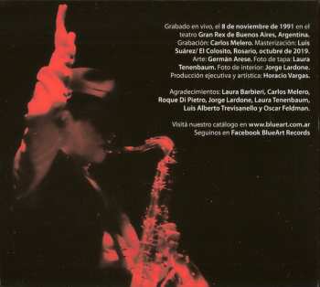 CD Gato Barbieri: En Vivo En Argentina (1991)