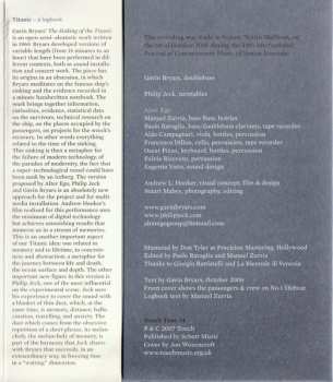 CD Gavin Bryars: The Sinking Of The Titanic LTD