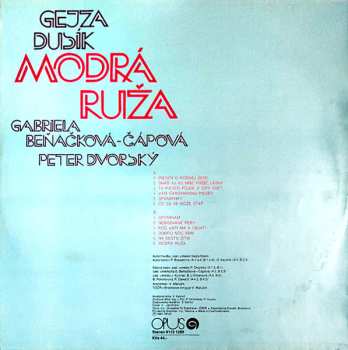 LP Gejza Dusík: Modrá Ruža