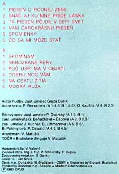 LP Gejza Dusík: Modrá Ruža