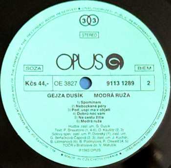 LP Gejza Dusík: Modrá Ruža