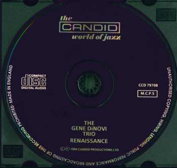 CD Gene DiNovi: Renaissance Of A Jazz Master
