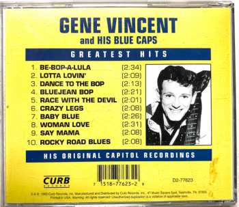 CD Gene Vincent & His Blue Caps: Greatest Hits