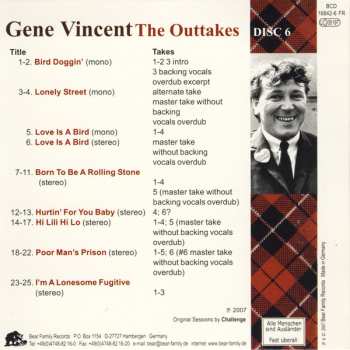 6CD/Caja Gene Vincent: The Outtakes