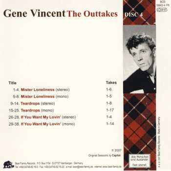 6CD/Caja Gene Vincent: The Outtakes
