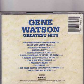 CD Gene Watson: Greatest Hits