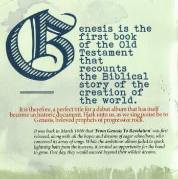 CD Genesis: From Genesis To Revelation