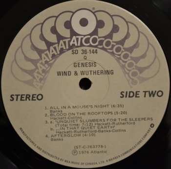 LP Genesis: Wind & Wuthering