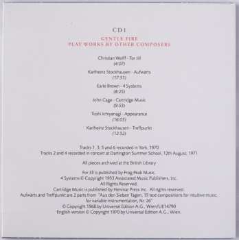 3CD/Caja Gentle Fire: Explorations (1970 - 1973) NUM