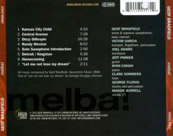 CD Geof Bradfield: Melba!