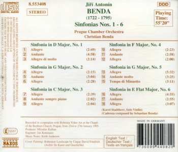 CD Prague Chamber Orchestra: Sinfonias Nos. 1-6