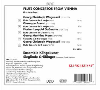 CD Georg Christoph Wagenseil: Flute Concertos