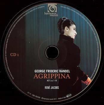 3CD/DVD/Caja Georg Friedrich Händel: Agrippina