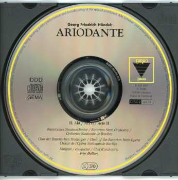 3CD/Caja Georg Friedrich Händel: Ariodante