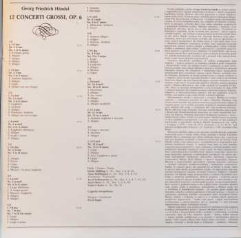 4LP/Caja Georg Friedrich Händel: 12 Concerti Grossi, Op.6