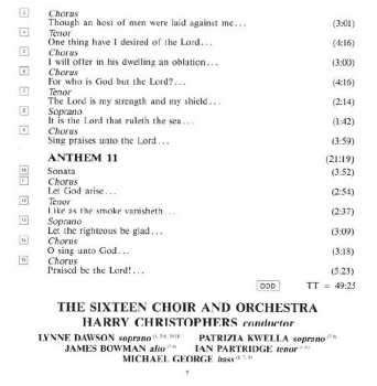 4CD/Caja Georg Friedrich Händel: Chandos Anthems (Complete)
