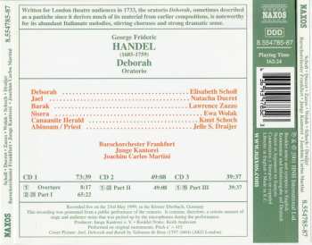 3CD/Caja Georg Friedrich Händel: Deborah Oratorio