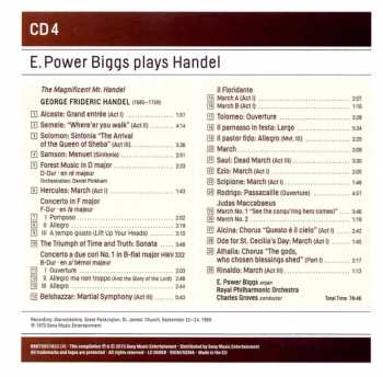 4CD/Caja The Royal Philharmonic Orchestra: E. Power Biggs Plays Handel - The 16 Organ Concertos And More
