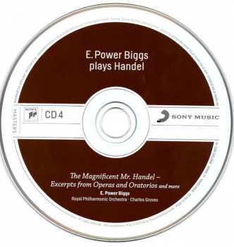 4CD/Caja The Royal Philharmonic Orchestra: E. Power Biggs Plays Handel - The 16 Organ Concertos And More