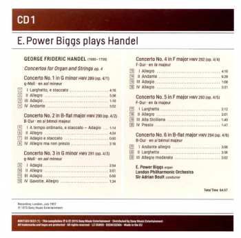4CD/Caja The Royal Philharmonic Orchestra: E. Power Biggs Plays Handel - The 16 Organ Concertos And More