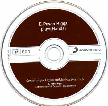 4CD/Caja The Royal Philharmonic Orchestra: E. Power Biggs Plays Handel - The 16 Organ Concertos And More