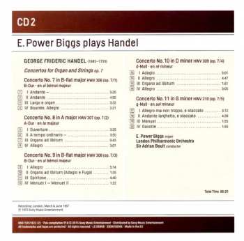 4CD/Caja The Royal Philharmonic Orchestra: E. Power Biggs Plays Handel - The 16 Organ Concertos And More