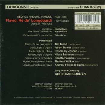 2CD Georg Friedrich Händel: Flavio