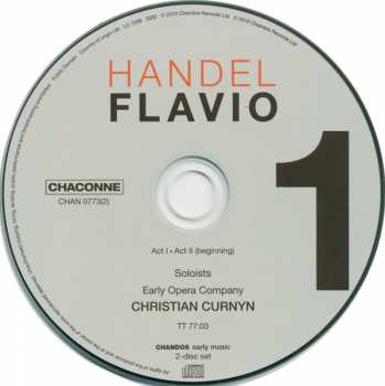 2CD Georg Friedrich Händel: Flavio