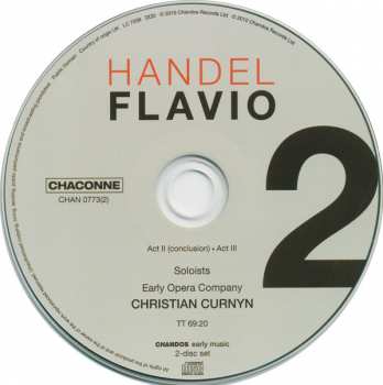 2CD Georg Friedrich Händel: Flavio