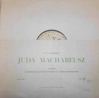 Álbum Georg Friedrich Händel: Juda Machabeusz = Judas Maccabeus