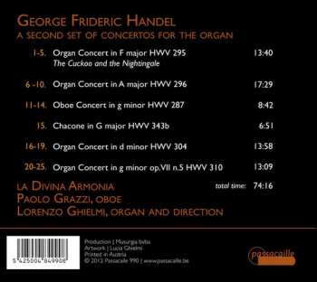 CD Georg Friedrich Händel: Organ Concertos Vol. 2