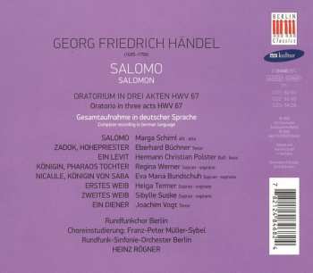 3CD/Caja Georg Friedrich Händel: Salomo = Solomon